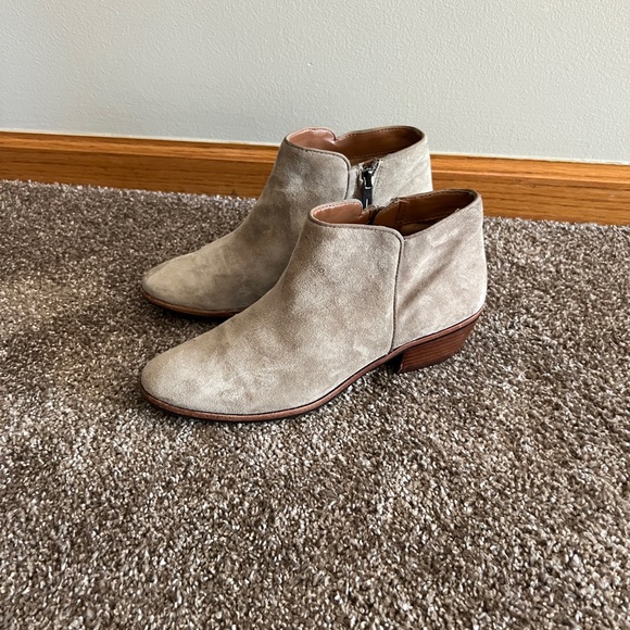 Sam Edelman Taupe Petty Ankle Boots 7.5 - Picture 9 of 9
